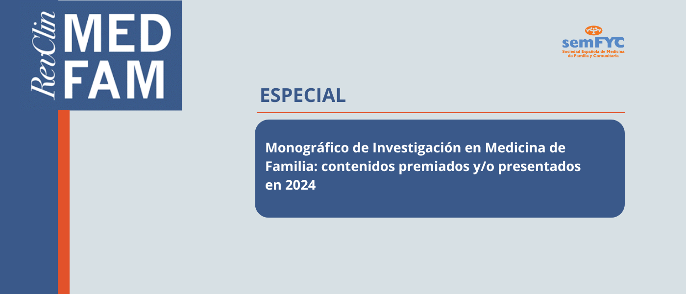 ‘Revista Clínica de Medicina de Familia’ recoge los mejores trabajos de investigación premiados en las actividades de la semFYC
